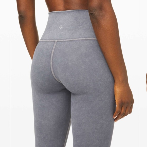 Lululemon Wunder Under High-Rise Tight *Snow Washed 28" Washed Luna Size 8 18 - Picture 4 of 7